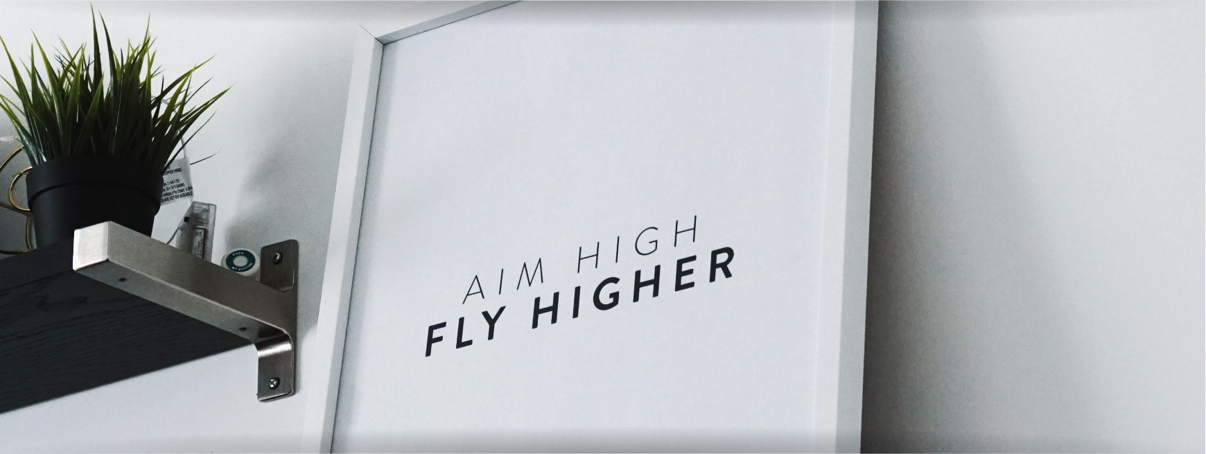 News item aim high banner